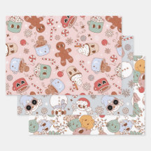 Groovy Christmas Wrapping Paper