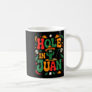 Groovy cinco de mayo hole in juan golfer golf 5 de coffee mug