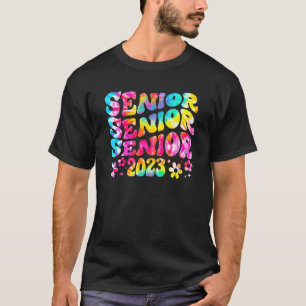 Groovy Class Of 2023 Senior 12th Grade Back To Sch T-Shirt