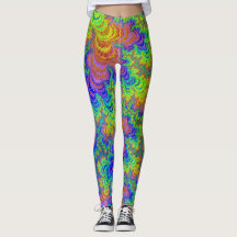 Groovy Colourful Boho Hippie Trippy Rainbow Fracta