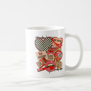 Groovy Coquette Western Valentines Day Collage Cli Coffee Mug