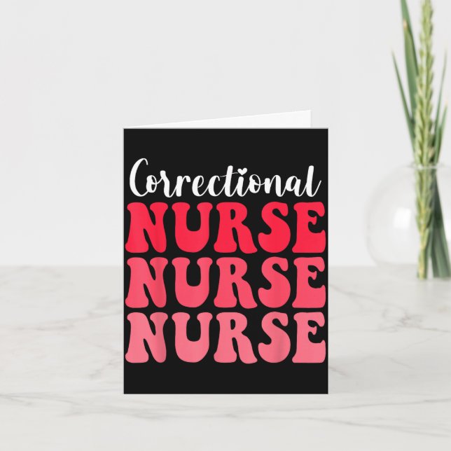 Groovy correctional nurse forensic nursing forGroo Card (Front)