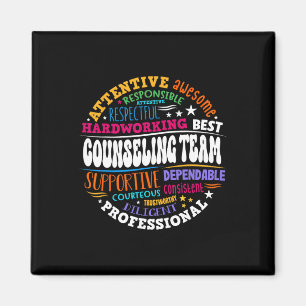 Groovy Counseling Team Appreciation Ck To School  Magnet