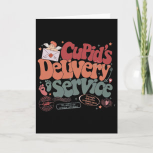 Groovy Cupid's Delivery Service Labour And Deliver Card