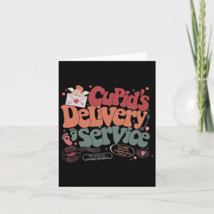 Groovy Cupid's Delivery Service Labour And Deliver Card