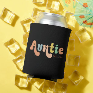 Groovy Custom Auntie Established Gifts for Aunt Can Cooler