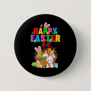 Groovy Cute Bunny Easter Egg Sket Easter Day Girls 6 Cm Round Badge