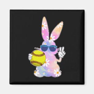 Groovy Cute Easter Bunny Softll Easter Day Men Boy Magnet