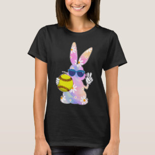 Groovy Cute Easter Bunny Softll Easter Day Men Boy T-Shirt
