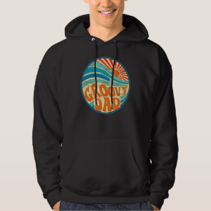 Groovy Dad 70s Aesthetic Nostalgia 1970's Hippie D Hoodie