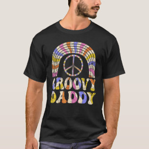 Groovy Daddy 70s Aesthetic Nostalgia 1970's Retro T-Shirt