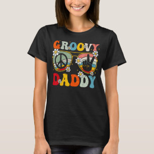 Groovy Daddy Retro Matching Family 60s 70s Dad Fat T-Shirt
