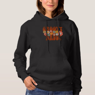 Groovy Daddy Retro Matching Family Baby Shower Fat Hoodie