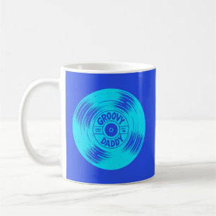 Groovy Dady Record Soul and Funk 70s Cool Father's Coffee Mug