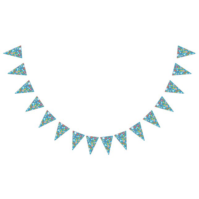 Groovy Daisies Colourful Bold Retro Birthday Showe Bunting (All)