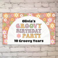 Groovy Daisies Hippie Girl's Birthday