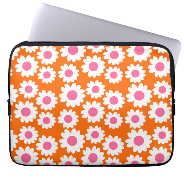 Groovy Daisies Laptop Sleeve (Front)