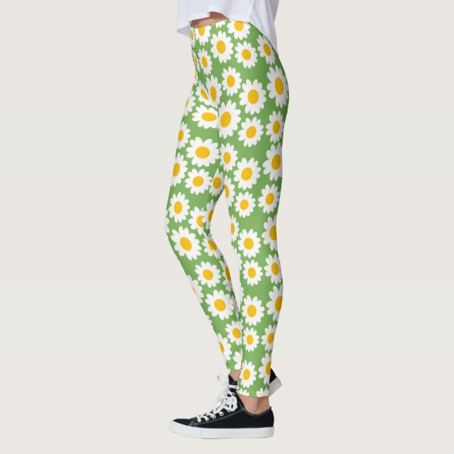 Groovy Daisies Leggings (Left)
