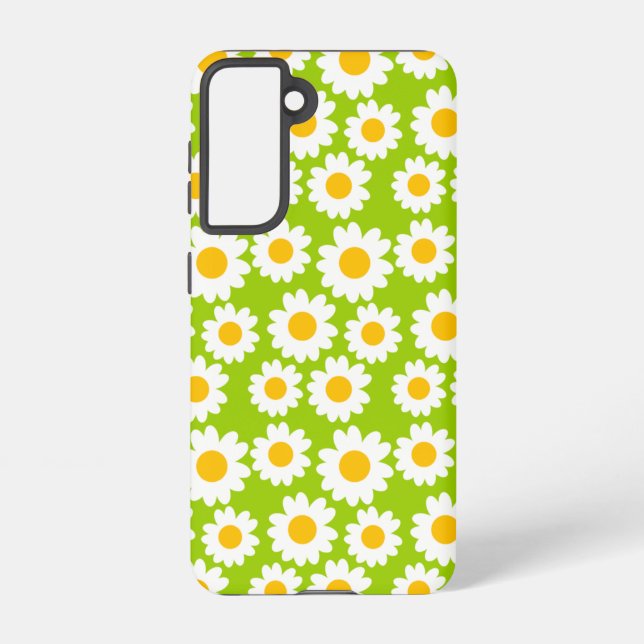 Groovy Daisies Samsung Galaxy S21 Case (Back)