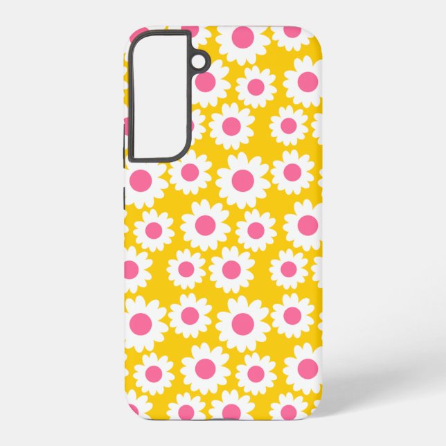 Groovy Daisies Samsung Galaxy S22+ Case (Back)