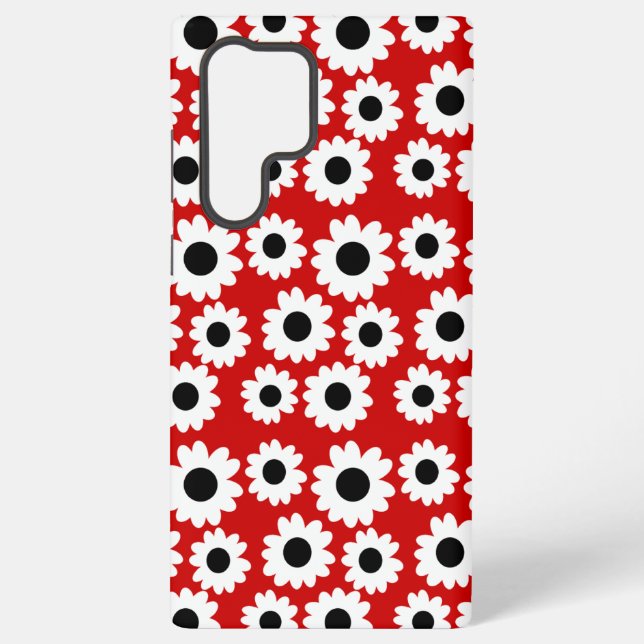 Groovy Daisies Samsung Galaxy S22 Ultra Case (Back)