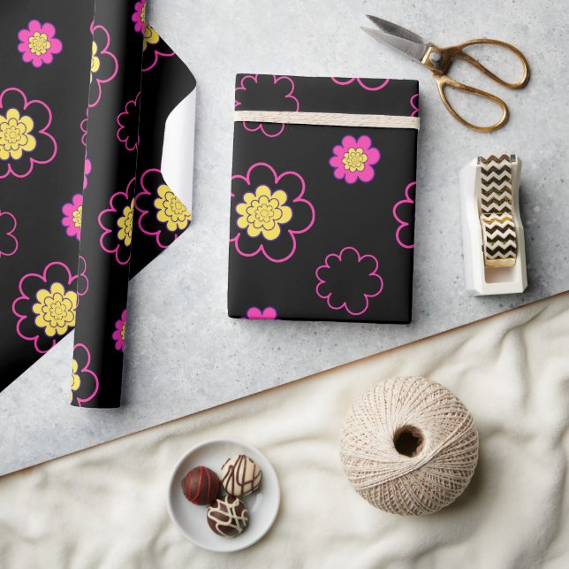 Groovy daisies. wrapping paper (Crafts)