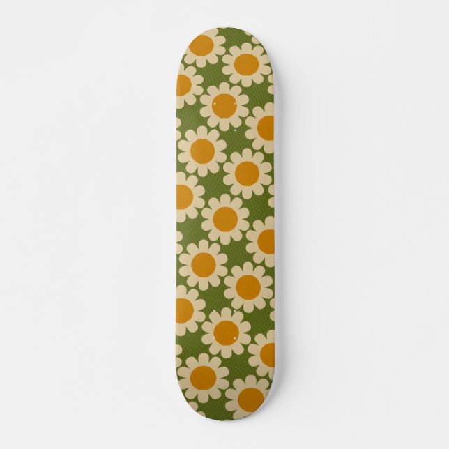 Groovy Daisy  Skateboard (Front)