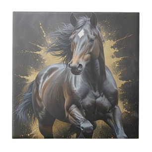 groovy dark horse ceramic tile