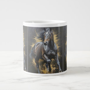 groovy dark horse large coffee mug
