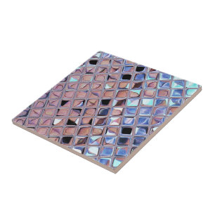 Groovy Disco Ball Mirror Ball Disco Globe Ceramic Tile