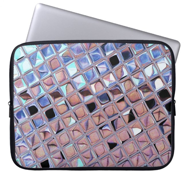 Groovy Disco Ball Mirror Ball Disco Globe Laptop Sleeve (Front)