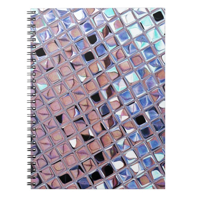 Groovy Disco Ball Mirror Ball Disco Globe Notebook (Front)