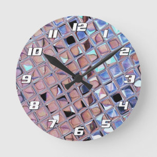 Groovy Disco Ball Mirror Ball Disco Globe Round Clock