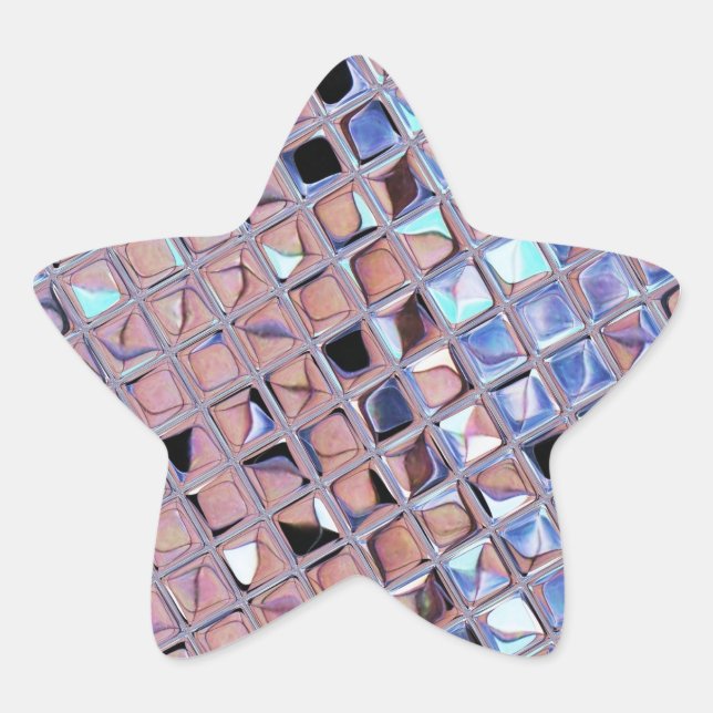 Groovy Disco Ball Mirror Ball Disco Globe Star Sticker (Front)