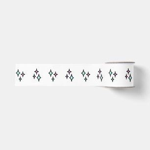 Groovy Disco Neon Birthday Grosgrain Ribbon