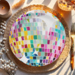 Groovy Disco Party Retro 70s Let's Disco Birthday  Paper Plate<br><div class="desc">Disco themed party decor for your perfect celebration.</div>