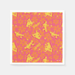 Groovy Disco Scooby-Doo Pattern Napkin