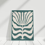 Groovy Dusty Teal Abstract Flower Wall Art<br><div class="desc">Add a touch of retro flair to your decor with the "Groovy Dusty Teal Abstract Flower Wall Art." This eye-catching artwork features an abstract flower design in soothing dusty blue tones. The groovy, flowing shapes and cool colour palette evoke a sense of 70s nostalgia, making it a perfect statement piece...</div>