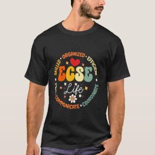 Groovy Early Childhood Special Education SPED ECSE T-Shirt