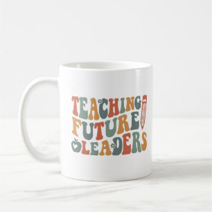 Groovy Earth Tones Teacher Quote Art Coffee Mug
