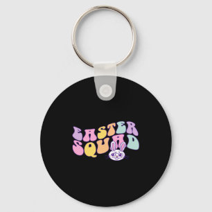 Groovy Easter Squad Family Matching Easter Day Bun Key Ring