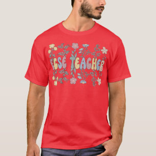 Groovy ECSE Early Childhood Special Education Teac T-Shirt