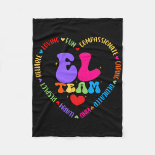 Groovy El Team Teacher Appreciation Week Back To S Fleece Blanket