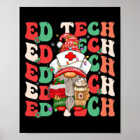 Groovy Emergency Room Nurse Christmas Gnome Ed Tec