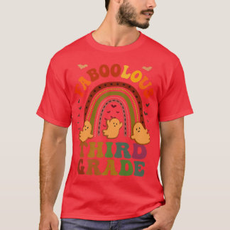 Groovy FABOOLOUS 3RD GRADE TEACHER Costume This Is T-Shirt