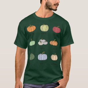 Groovy Fall Pumpkin Autumn Retro Halloween Thanksg T-Shirt
