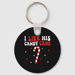 Groovy Family Christmas Couple Matching Funny Tee  Key Ring