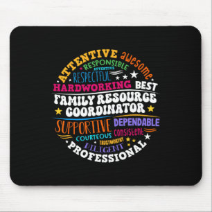 Groovy Family Resource Coordinator Appreciation  Mouse Pad
