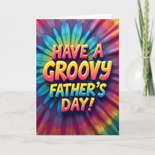 Groovy Fathers Day Art Card