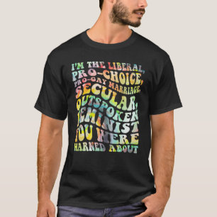 Groovy Feminist Empowerment Women's Rights Social  T-Shirt